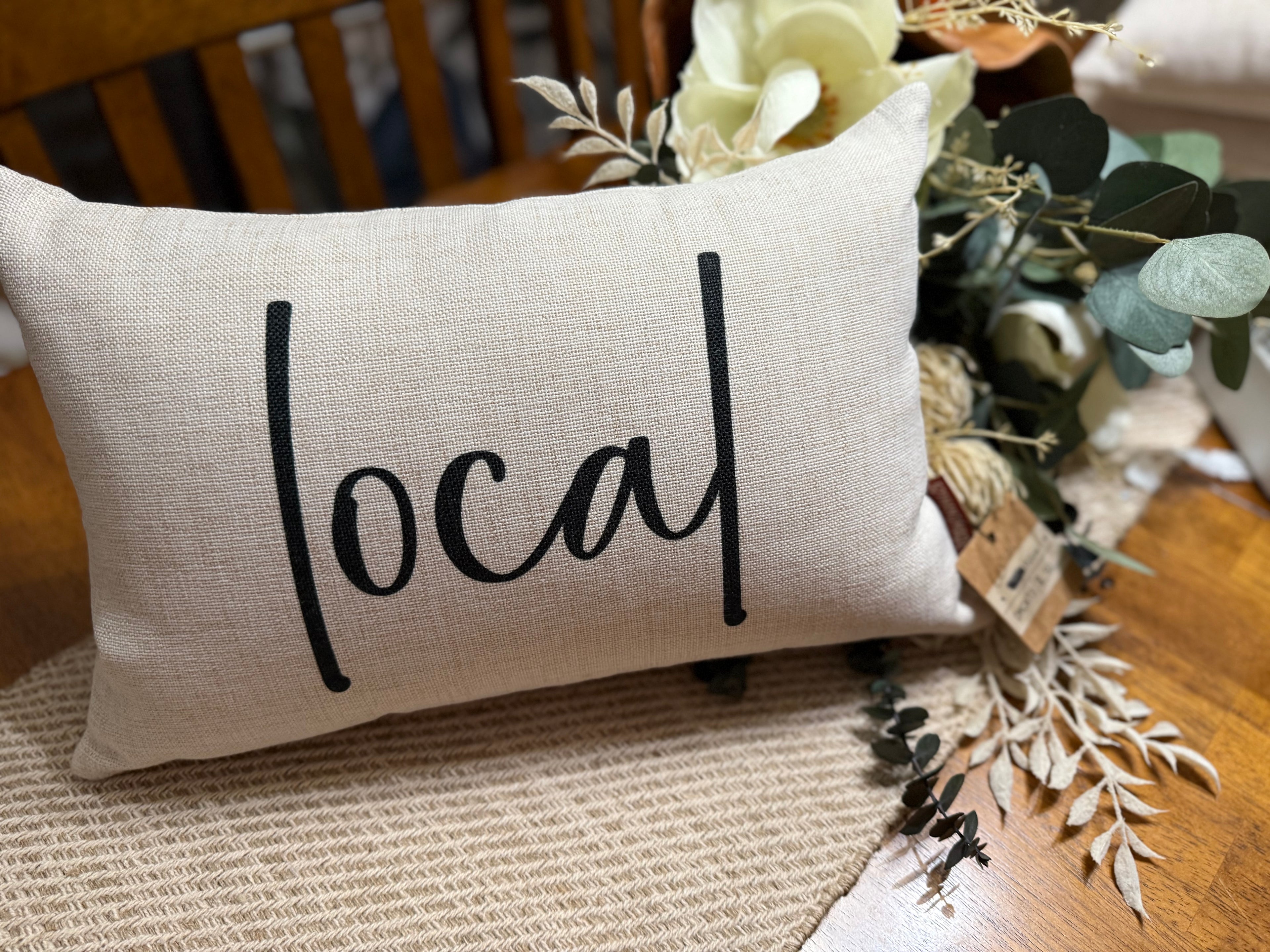 Custom Black and Neutral Pillows