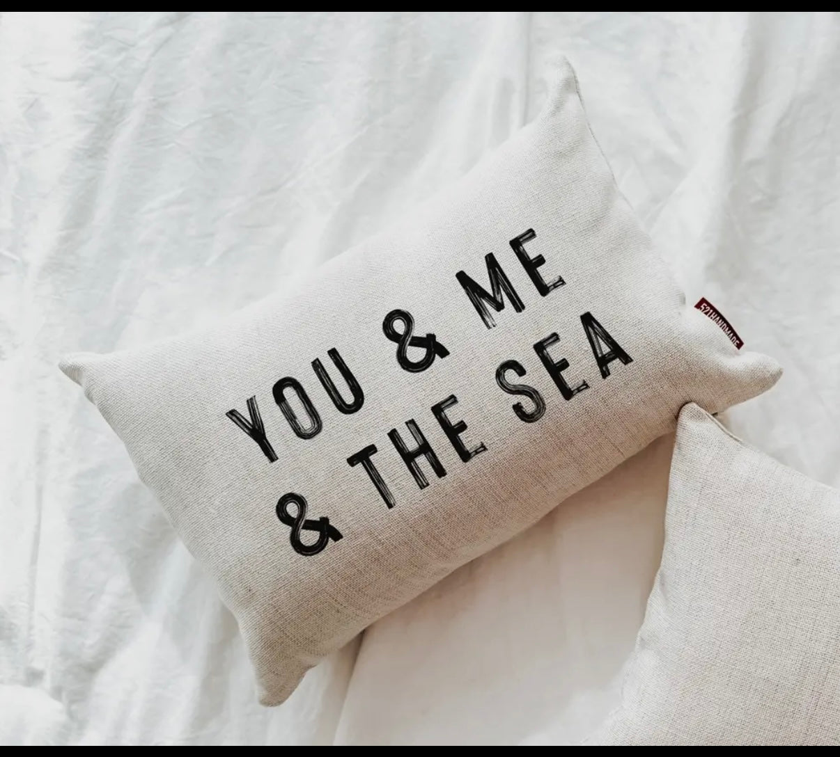 Custom Black and Neutral Pillows