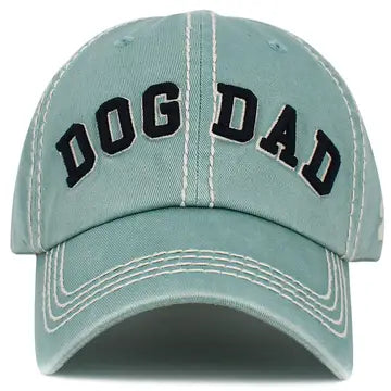 Dog Dad Washed Vintage Ballcap Hat