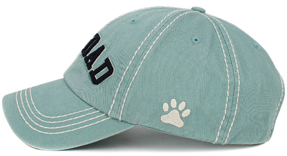 Dog Dad Washed Vintage Ballcap Hat