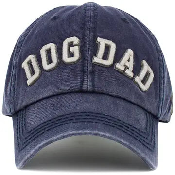 Dog Dad Washed Vintage Ballcap Hat