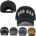 Dog Dad Washed Vintage Ballcap Hat