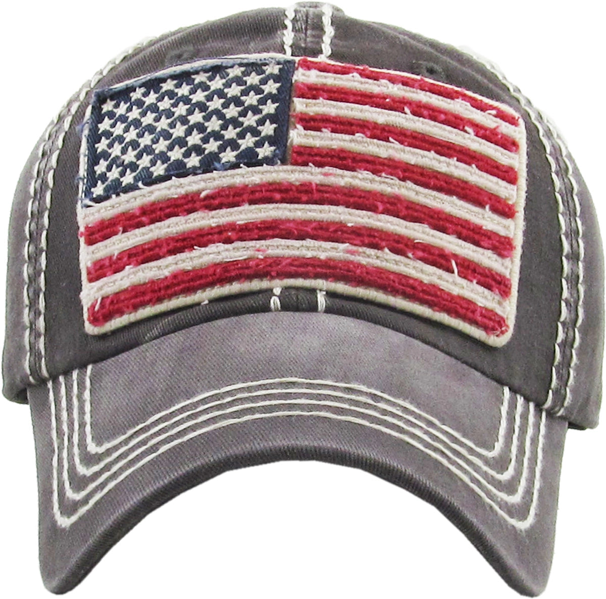 USA Flag Vintage Ballcap Hat