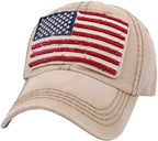 USA Flag Vintage Ballcap Hat